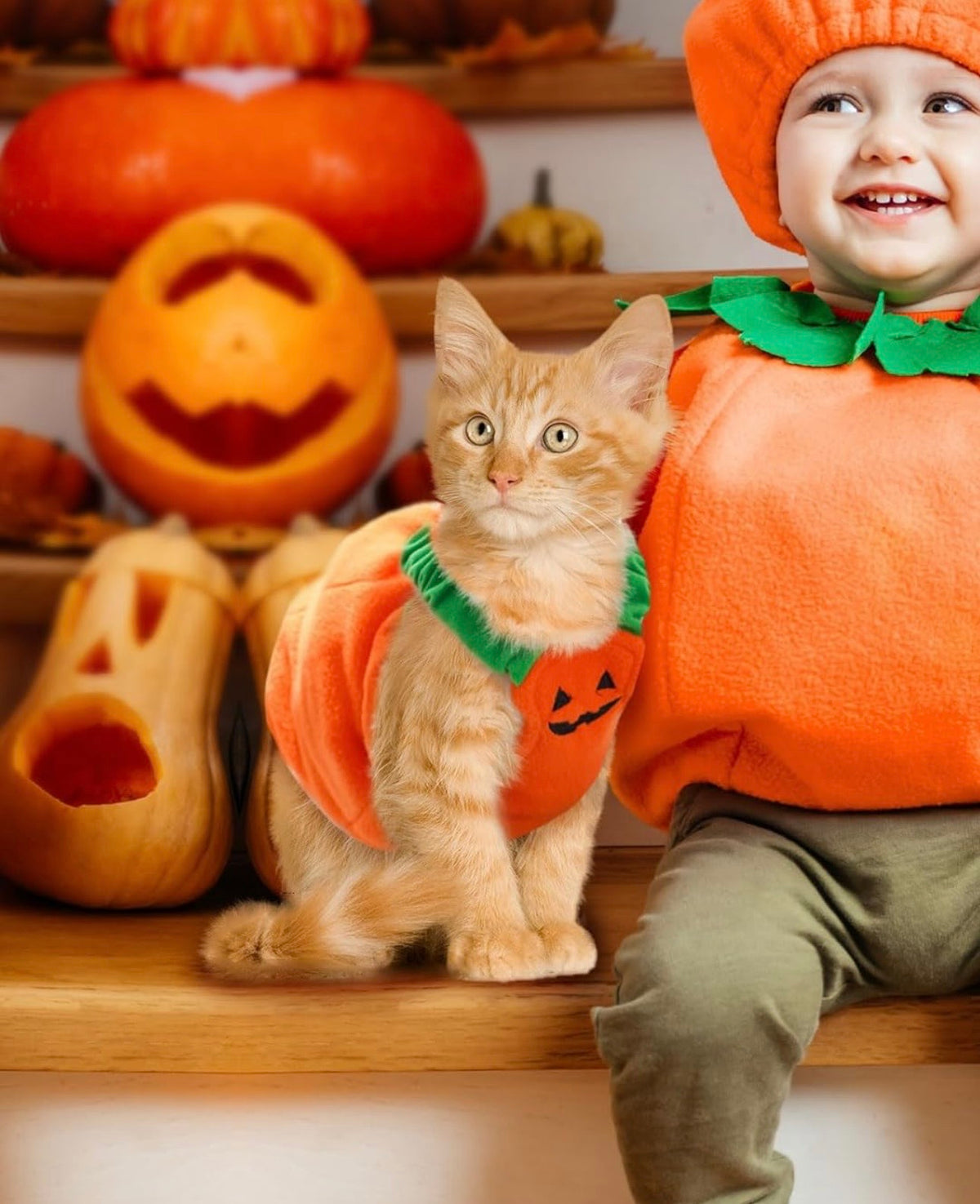 Pumpkin Pet Halloween Costume