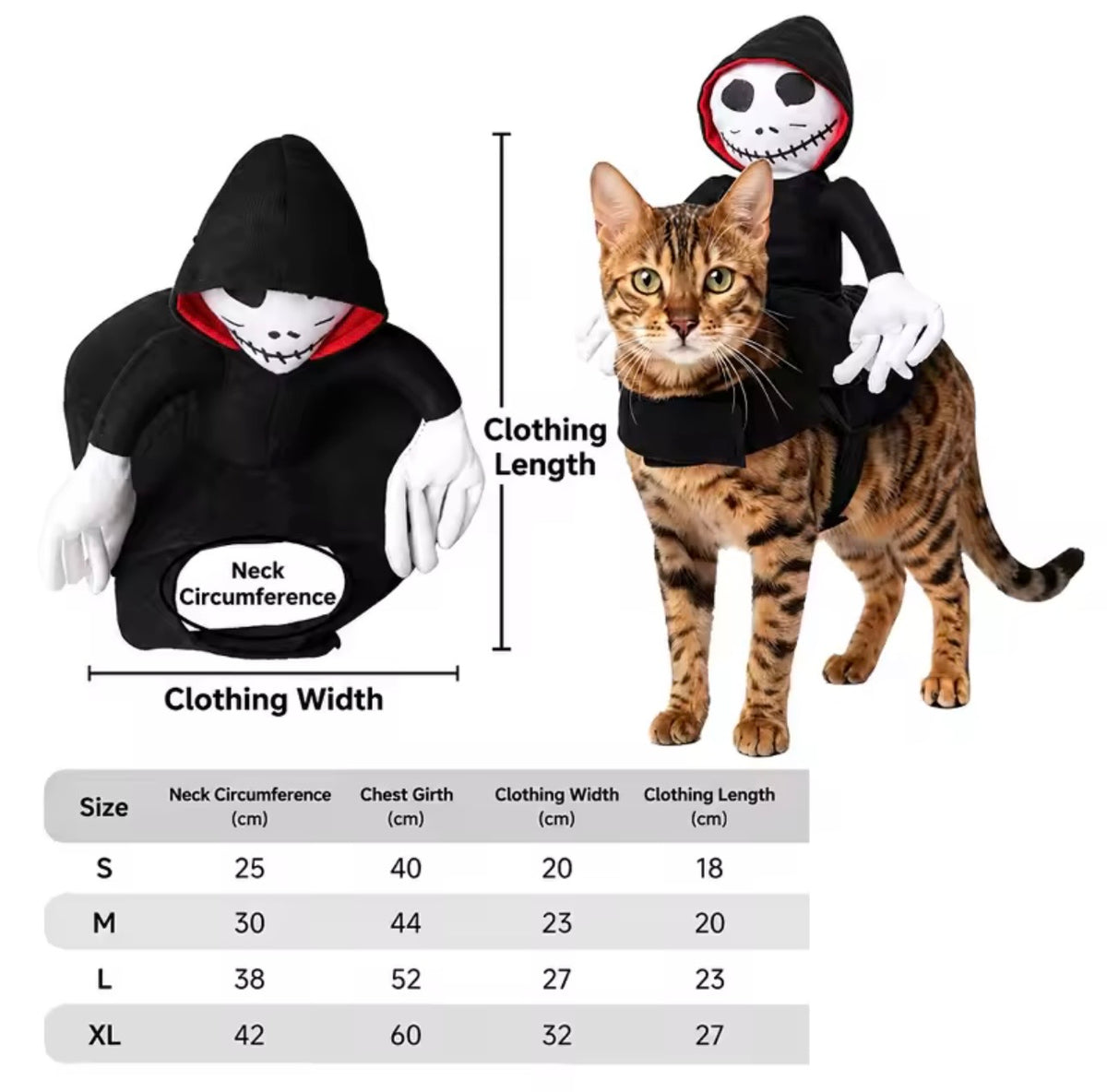 Riding Ghost Halloween Pet Costume