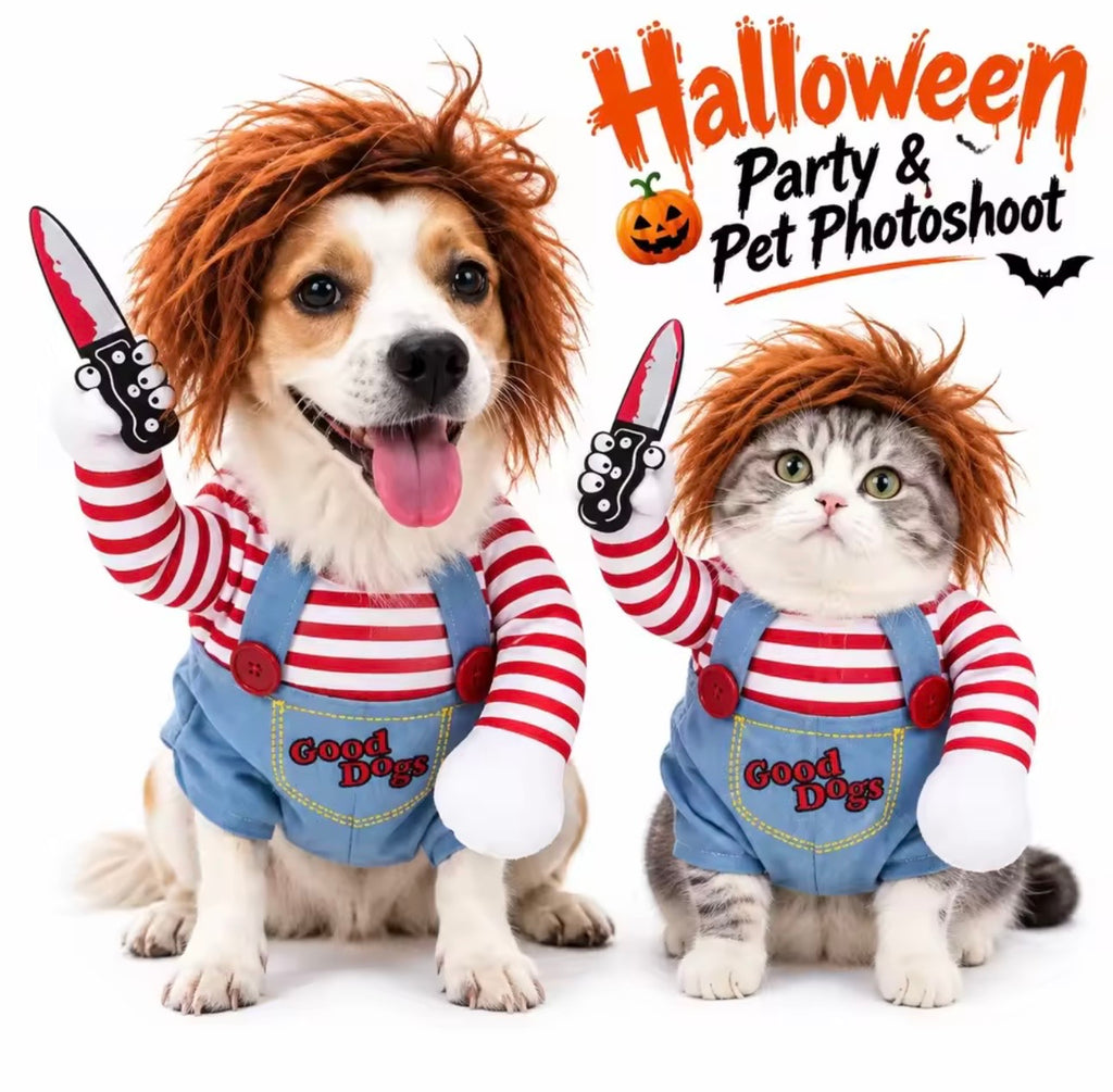 Funny Halloween Killer Pet Costume