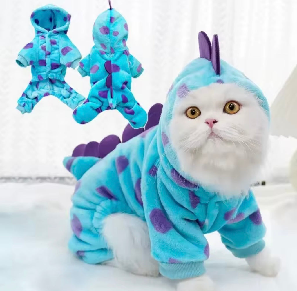 Fleeced-Lined Blue Monster Pet