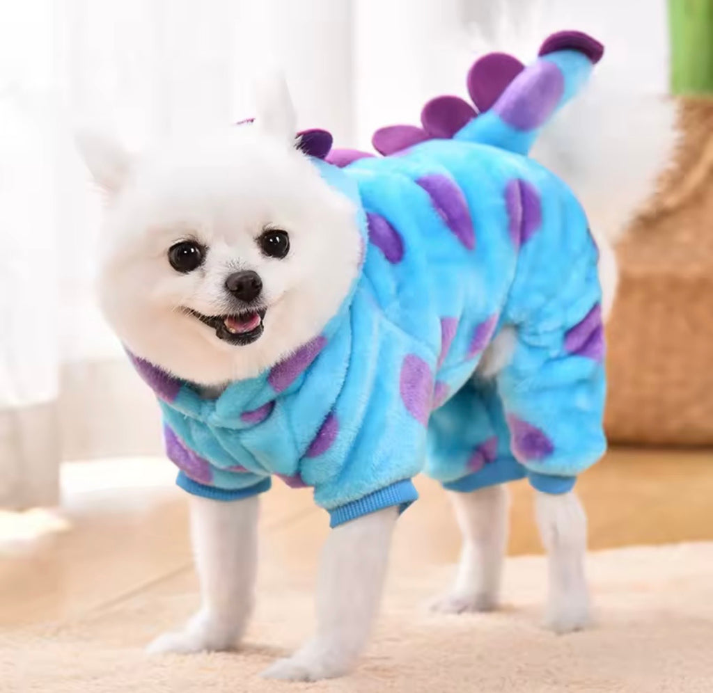 Fleeced-Lined Blue Monster Pet
