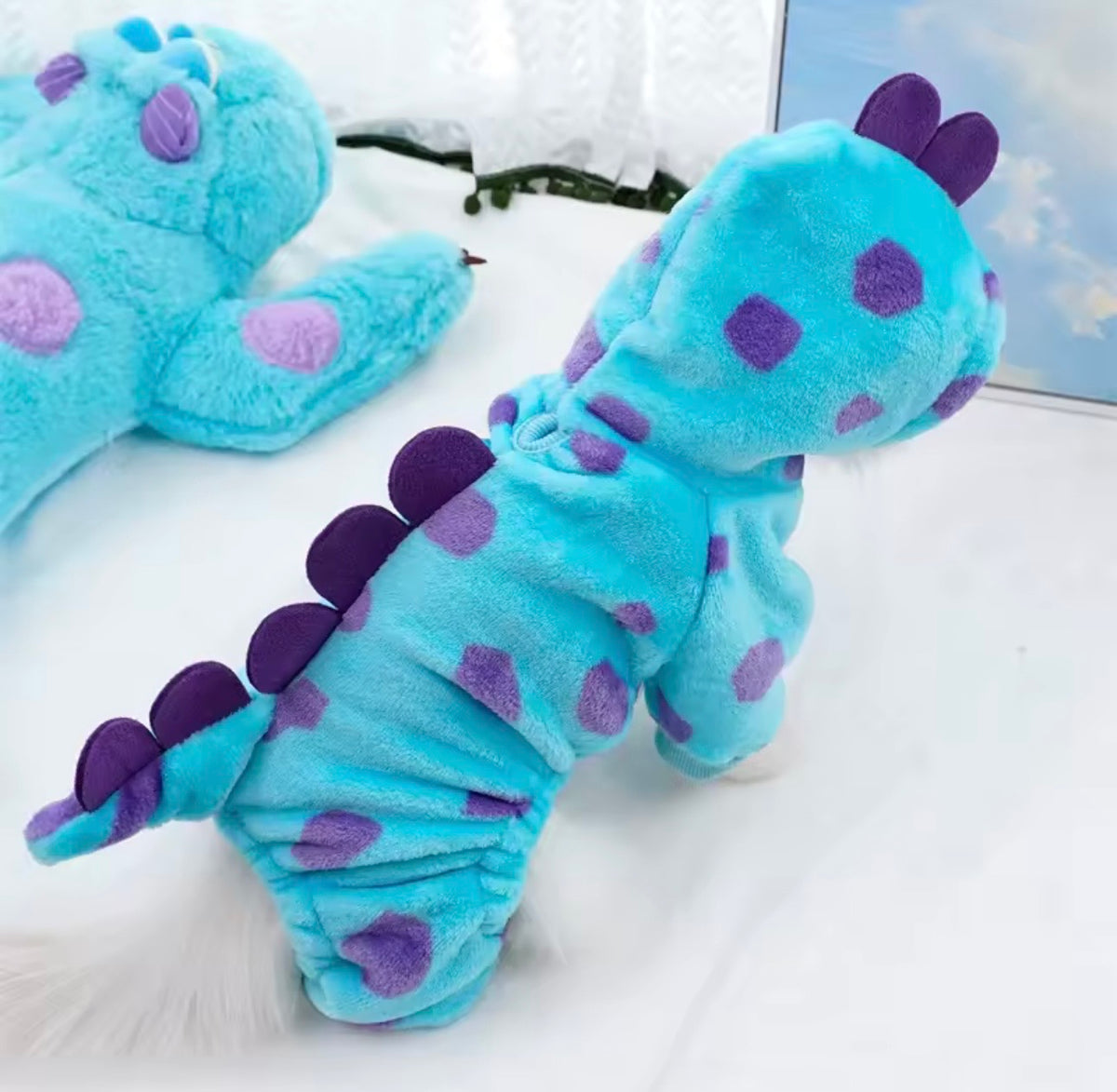 Fleeced-Lined Blue Monster Pet