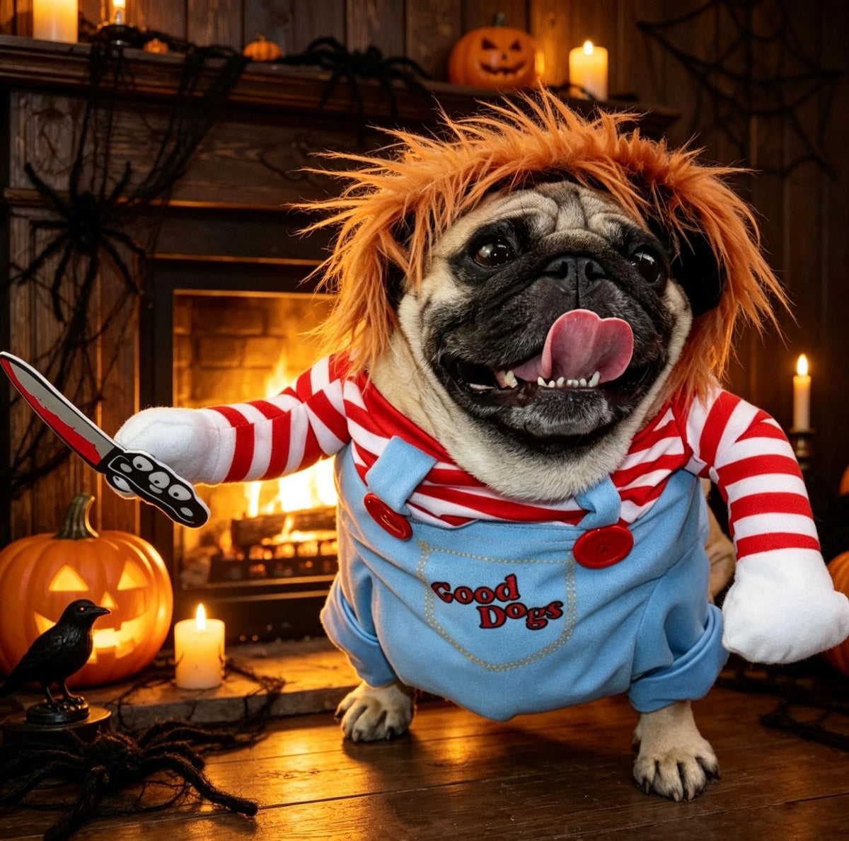 Funny Halloween Killer Pet Costume