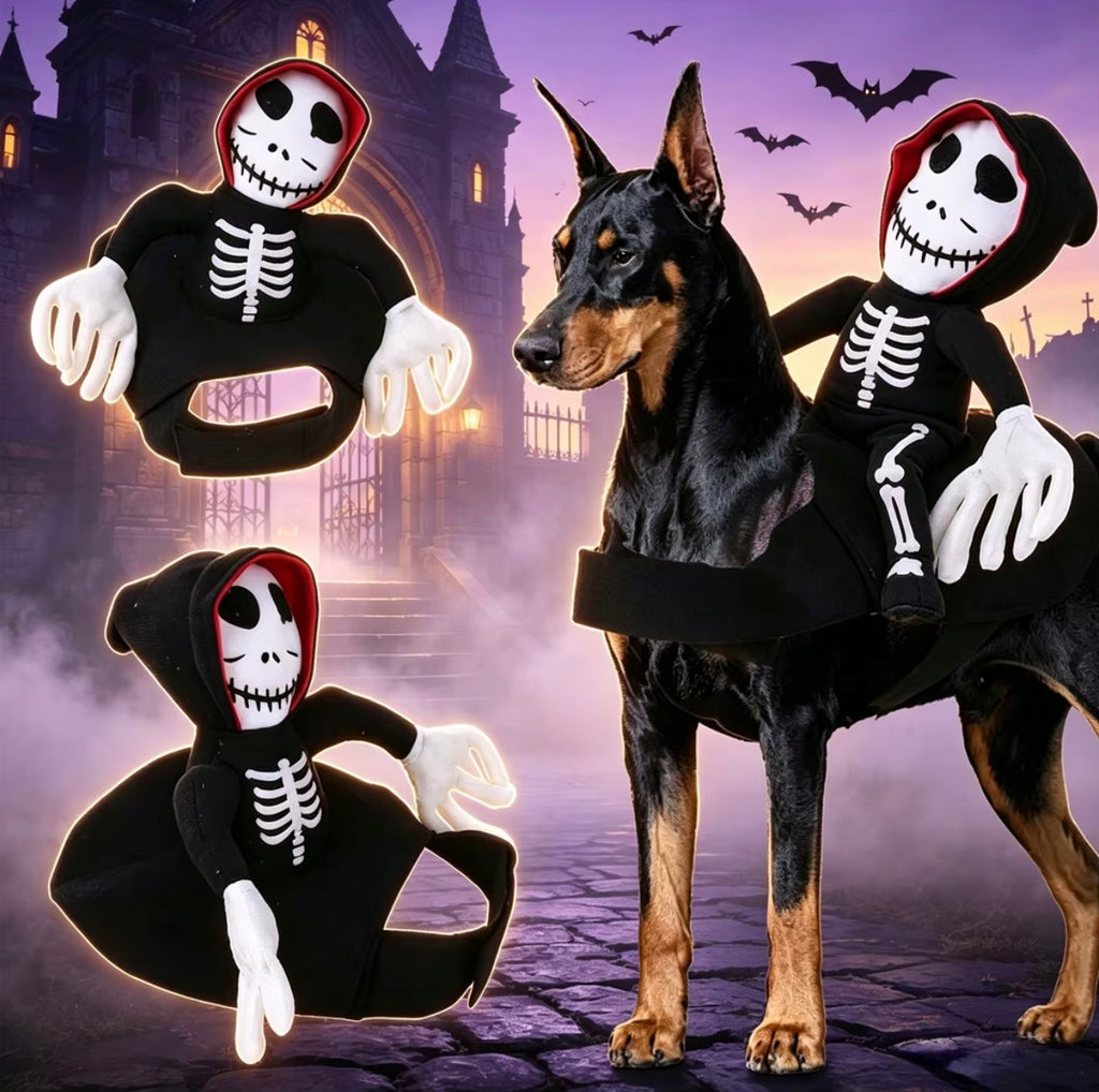 Riding Ghost Halloween Pet Costume